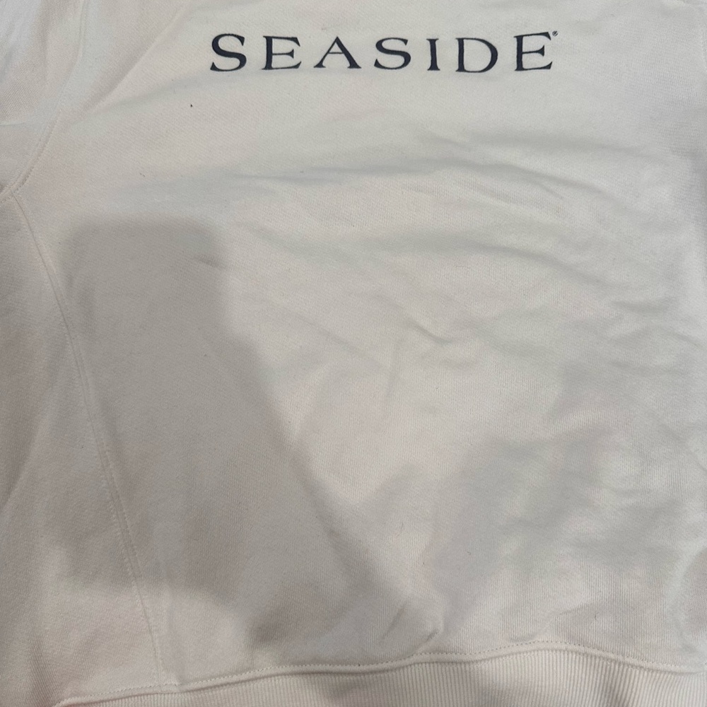 Seaside White Sweatshirt